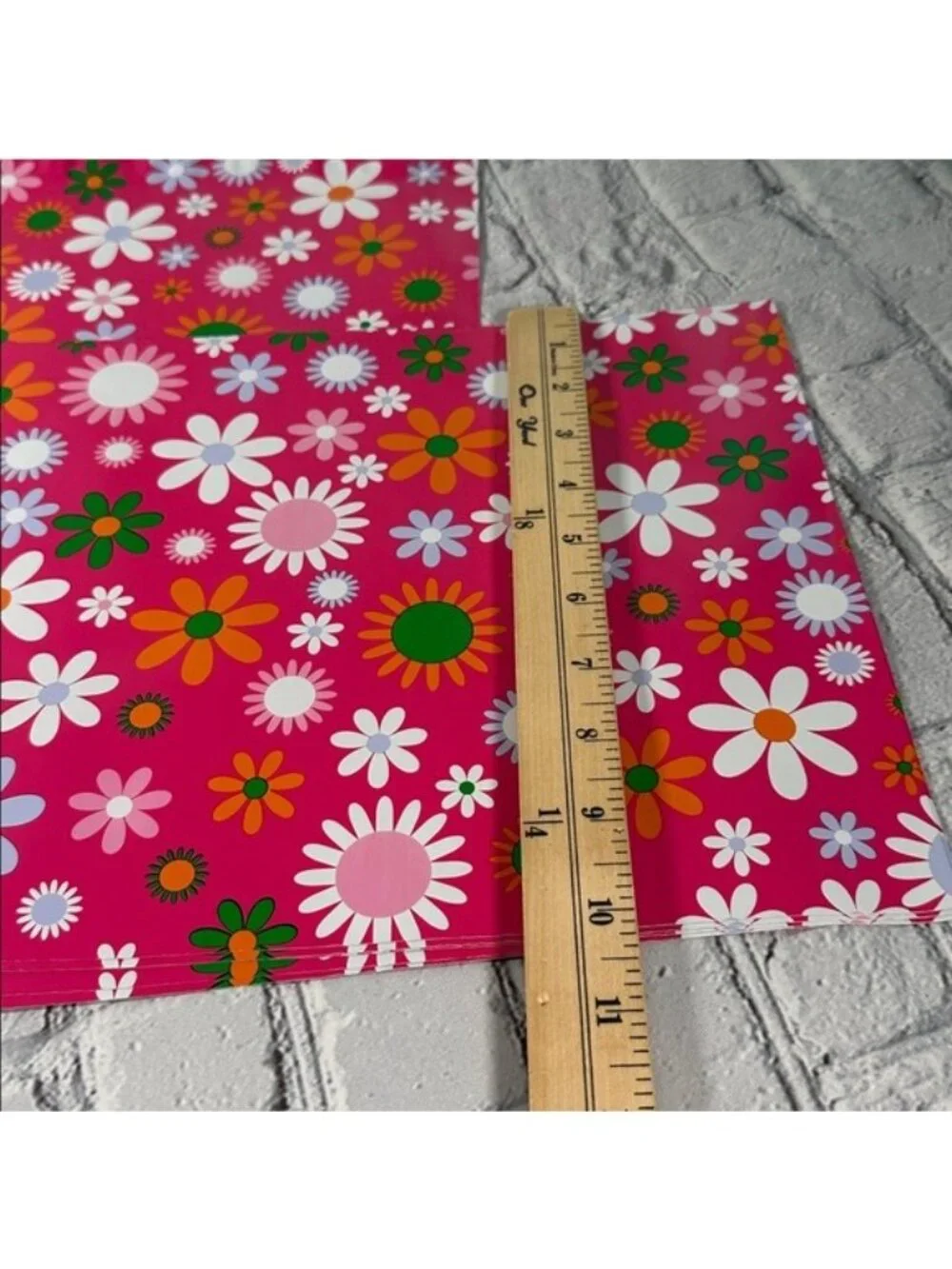 Poly Mailers 50 Pack 10x13 Flower Design Colorful Pink Orange Purple Green